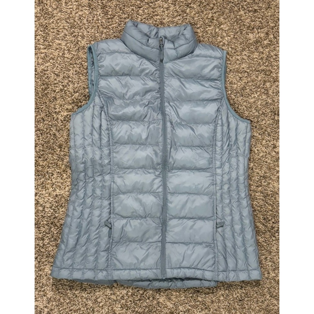 32 Degrees Heat Light Blue Quilted Puffer Vest Full Zip Lightweight Women’s M